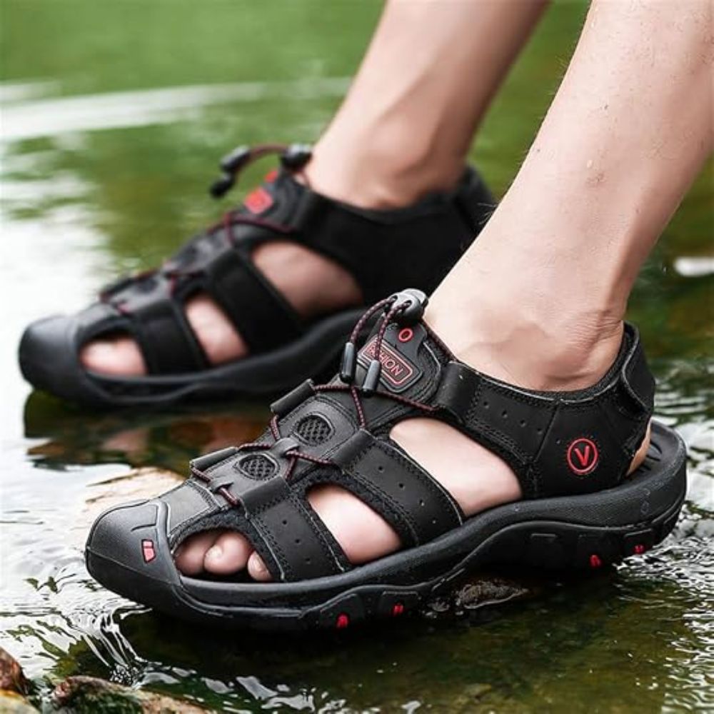 Rivano | Sandales Orthopédiques en Cuir