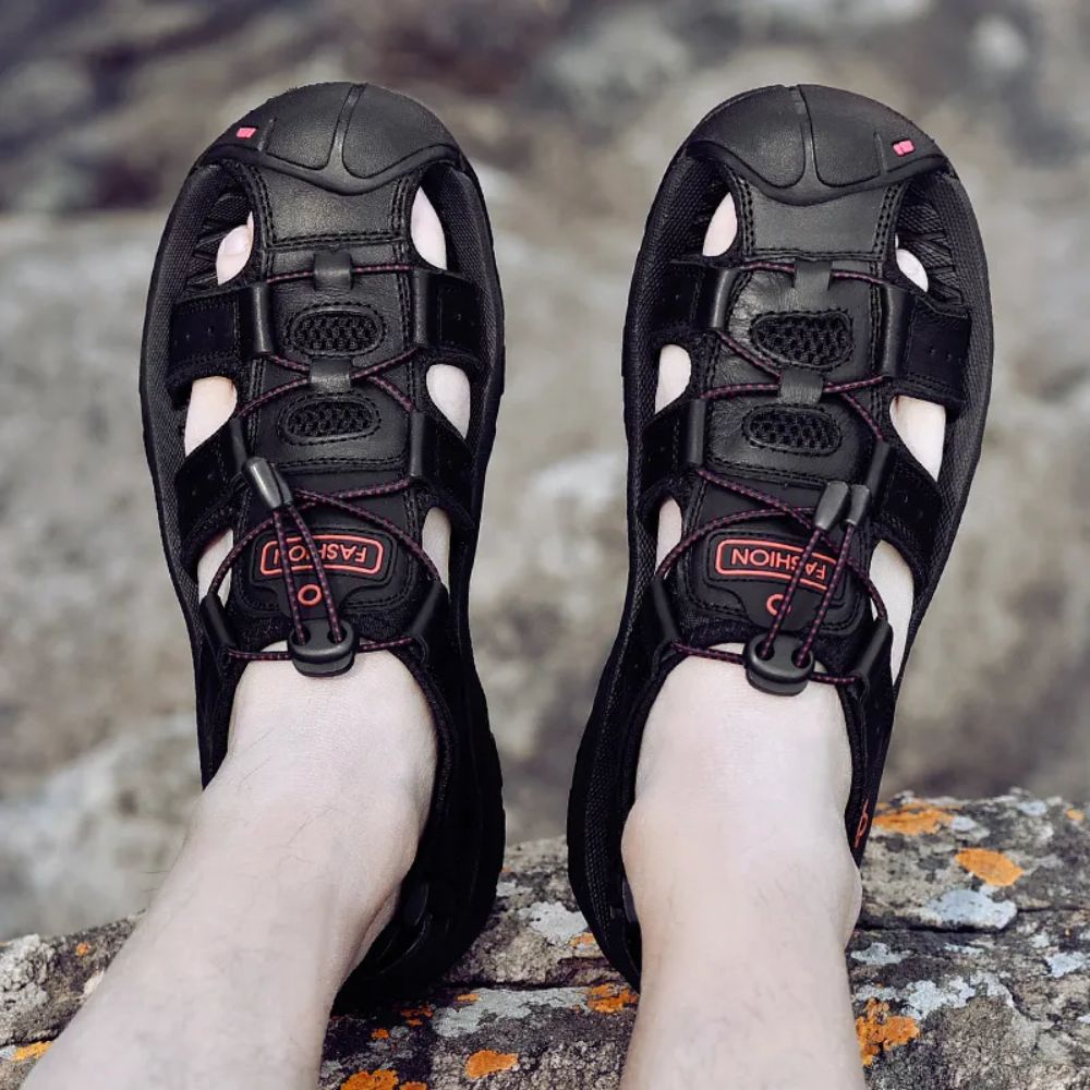 Rivano | Sandales Orthopédiques en Cuir