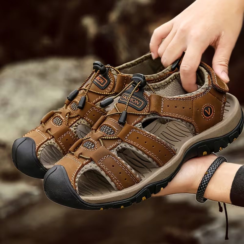 Rivano | Sandales Orthopédiques en Cuir