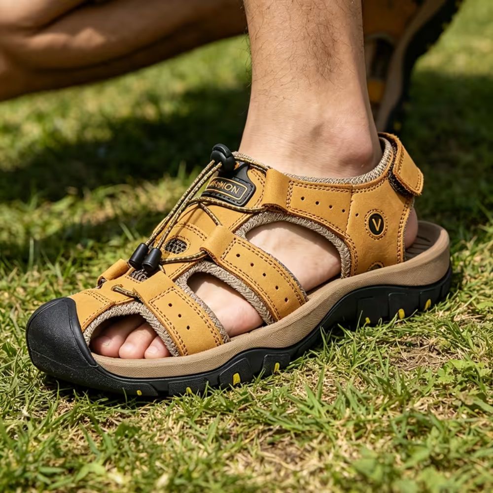 Rivano | Sandales Orthopédiques en Cuir