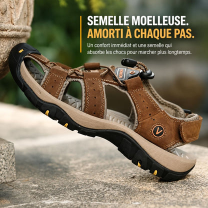 Rivano | Sandales Orthopédiques en Cuir